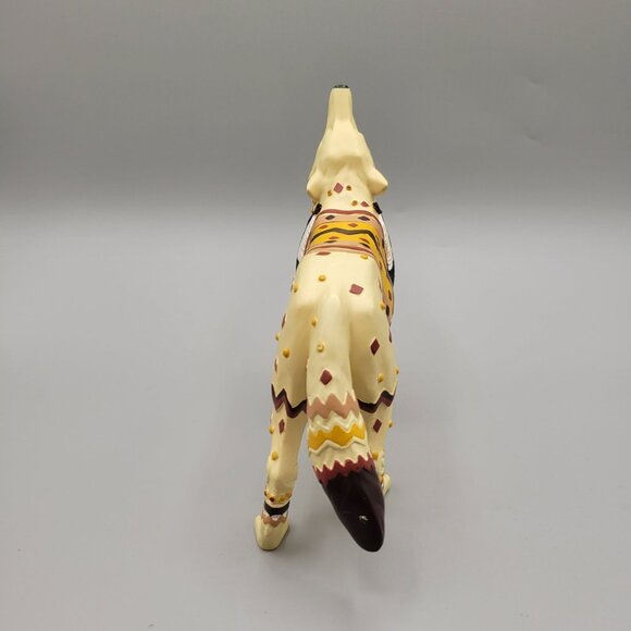 Call of the Wolf Indian Feather Wolf Figurine Retired Westland Giftware Pack 1 - Picture 2 of 7